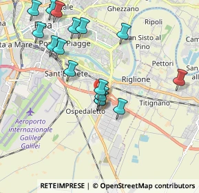Mappa Via di Sterpulino, 56121 Pisa PI, Italia (2.11875)