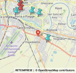 Mappa Via di Sterpulino, 56121 Pisa PI, Italia (3.38091)