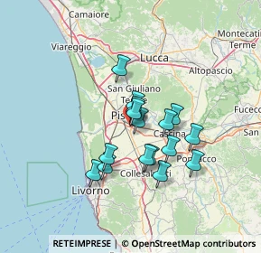 Mappa Via di Sterpulino, 56121 Pisa PI, Italia (10.48625)