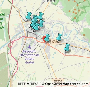 Mappa Via di Sterpulino, 56121 Pisa PI, Italia (3.27857)