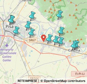 Mappa 56023 Cascina PI, Italia (4.25923)