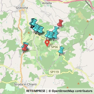Mappa Via di Castel Ruggero, 50012 Bagno a Ripoli FI, Italia (1.75769)