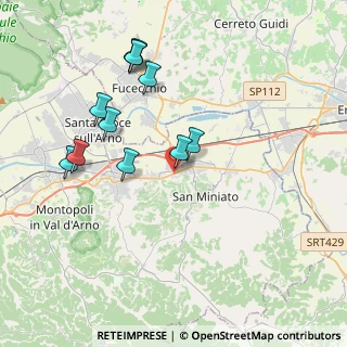 Mappa Via Aristide Gabelli, 56028 San Miniato PI, Italia (3.99636)