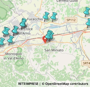 Mappa Via Aristide Gabelli, 56028 San Miniato PI, Italia (5.0975)