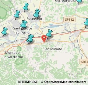 Mappa Via Aristide Gabelli, 56028 San Miniato PI, Italia (5.39)