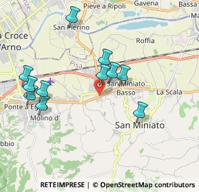 Mappa Via Aristide Gabelli, 56028 San Miniato PI, Italia (1.97455)