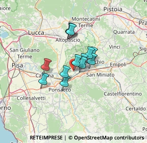 Mappa Via S. Donato, 56020 Santa Maria a Monte PI, Italia (8.90308)