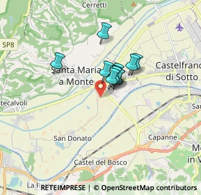 Mappa Via S. Donato, 56020 Santa Maria a Monte PI, Italia (1.00545)