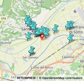 Mappa Via S. Donato, 56020 Santa Maria a Monte PI, Italia (1.4)