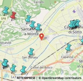 Mappa Via S. Donato, 56020 Santa Maria a Monte PI, Italia (3.356)