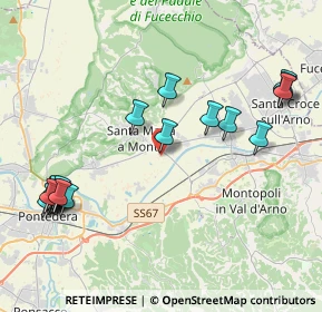 Mappa Via S. Donato, 56020 Santa Maria a Monte PI, Italia (5.084)