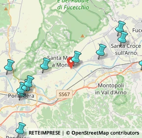 Mappa Via S. Donato, 56020 Santa Maria a Monte PI, Italia (6.31286)