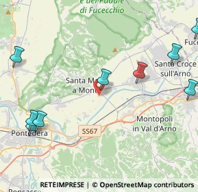 Mappa Via S. Donato, 56020 Santa Maria a Monte PI, Italia (6.40909)