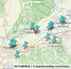 Mappa Via S. Donato, 56020 Santa Maria a Monte PI, Italia (4.468)