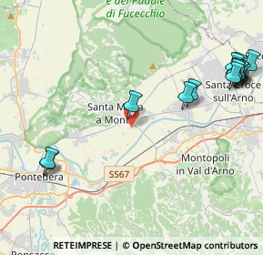 Mappa Via S. Donato, 56020 Santa Maria a Monte PI, Italia (5.7)