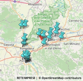 Mappa Via S. Donato, 56020 Santa Maria a Monte PI, Italia (7.0395)