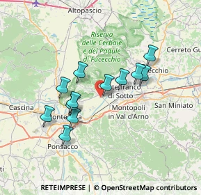 Mappa Via S. Donato, 56020 Santa Maria a Monte PI, Italia (6.16333)