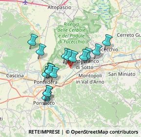 Mappa Via S. Donato, 56020 Santa Maria a Monte PI, Italia (5.90625)