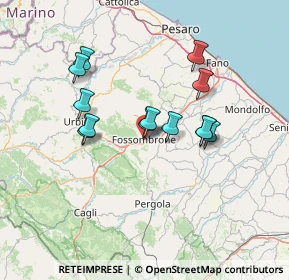 Mappa Viale A. Gramsci, 61034 Fossombrone PU, Italia (12.22)