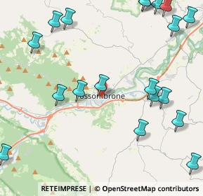 Mappa Viale A. Gramsci, 61034 Fossombrone PU, Italia (6.126)
