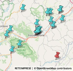 Mappa Viale A. Gramsci, 61034 Fossombrone PU, Italia (8.1095)