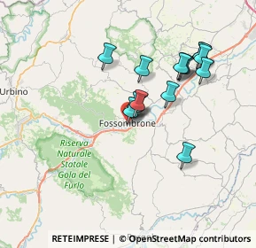 Mappa Viale A. Gramsci, 61034 Fossombrone PU, Italia (6.44867)