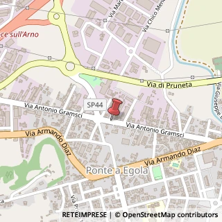 Mappa Via A. Gramsci, 212, 56028 San Miniato, Pisa (Toscana)