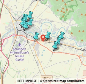 Mappa Via di Gramustello, 56121 Pisa PI, Italia (3.53786)