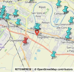 Mappa Via di Gramustello, 56121 Pisa PI, Italia (3.278)