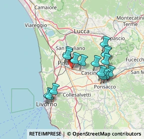 Mappa Via di Gramustello, 56121 Pisa PI, Italia (12.0775)