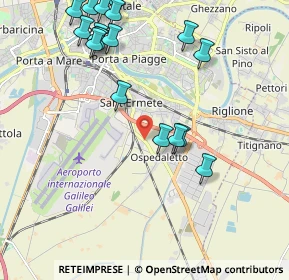 Mappa SS 206, 56121 Pisa PI, Italia (2.46353)