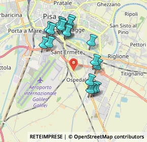 Mappa SS 206, 56121 Pisa PI, Italia (1.842)