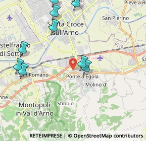 Mappa Via Fratelli Rosselli, 56028 San Miniato PI, Italia (3.35563)
