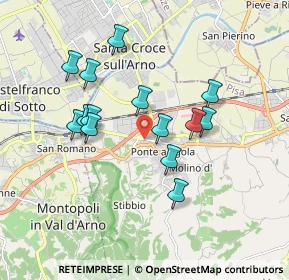 Mappa Via Fratelli Rosselli, 56028 San Miniato PI, Italia (1.66357)