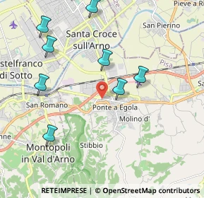 Mappa Via Fratelli Rosselli, 56028 San Miniato PI, Italia (3.17643)