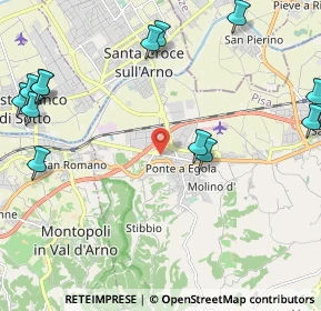 Mappa Via Fratelli Rosselli, 56028 San Miniato PI, Italia (3.10533)