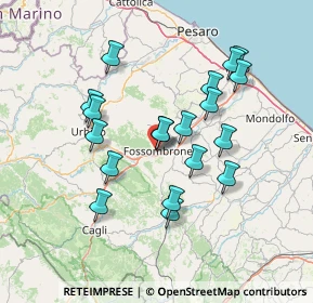 Mappa Via dell'Unità, 61034 Fossombrone PU, Italia (13.36316)