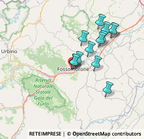 Mappa P.za Petrucci, 61034 Fossombrone PU, Italia (6.44385)