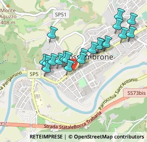 Mappa P.za Petrucci, 61034 Fossombrone PU, Italia (0.431)