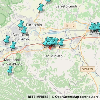 Mappa Via Aldo Moro, 56028 San Miniato PI, Italia (4.76263)