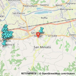 Mappa Via Aldo Moro, 56028 San Miniato PI, Italia (3.70333)