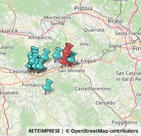 Mappa Via Aldo Moro, 56028 San Miniato PI, Italia (13.9355)