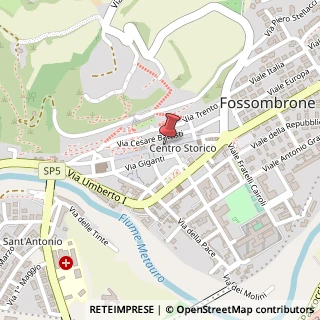 Mappa Corso garibaldi 57, 61034 Fossombrone, Pesaro e Urbino (Marche)