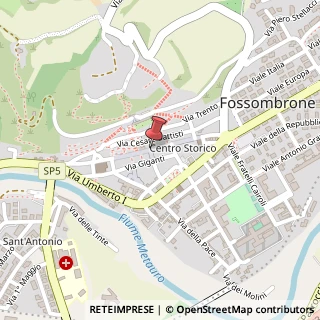 Mappa Corso Giuseppe Garibaldi, 93, 61034 Fossombrone, Pesaro e Urbino (Marche)