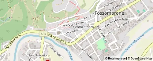 Mappa Fossombrone