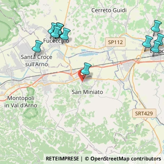 Mappa SP7, 56028 San Miniato PI, Italia (5.95)