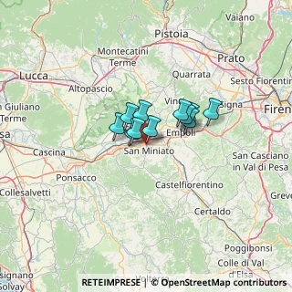 Mappa SP7, 56028 San Miniato PI, Italia (7.25727)