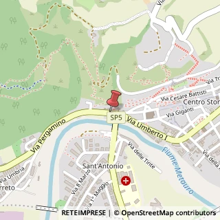 Mappa Via Pergamino, 12, 61034 Fossombrone, Pesaro e Urbino (Marche)
