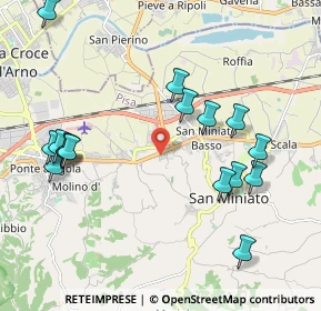 Mappa Via Giustino Fortunato, 56028 San Miniato PI, Italia (2.33375)