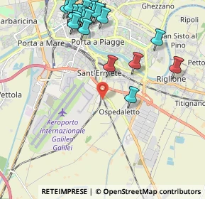 Mappa 56121 Pisa PI, Italia (2.7065)